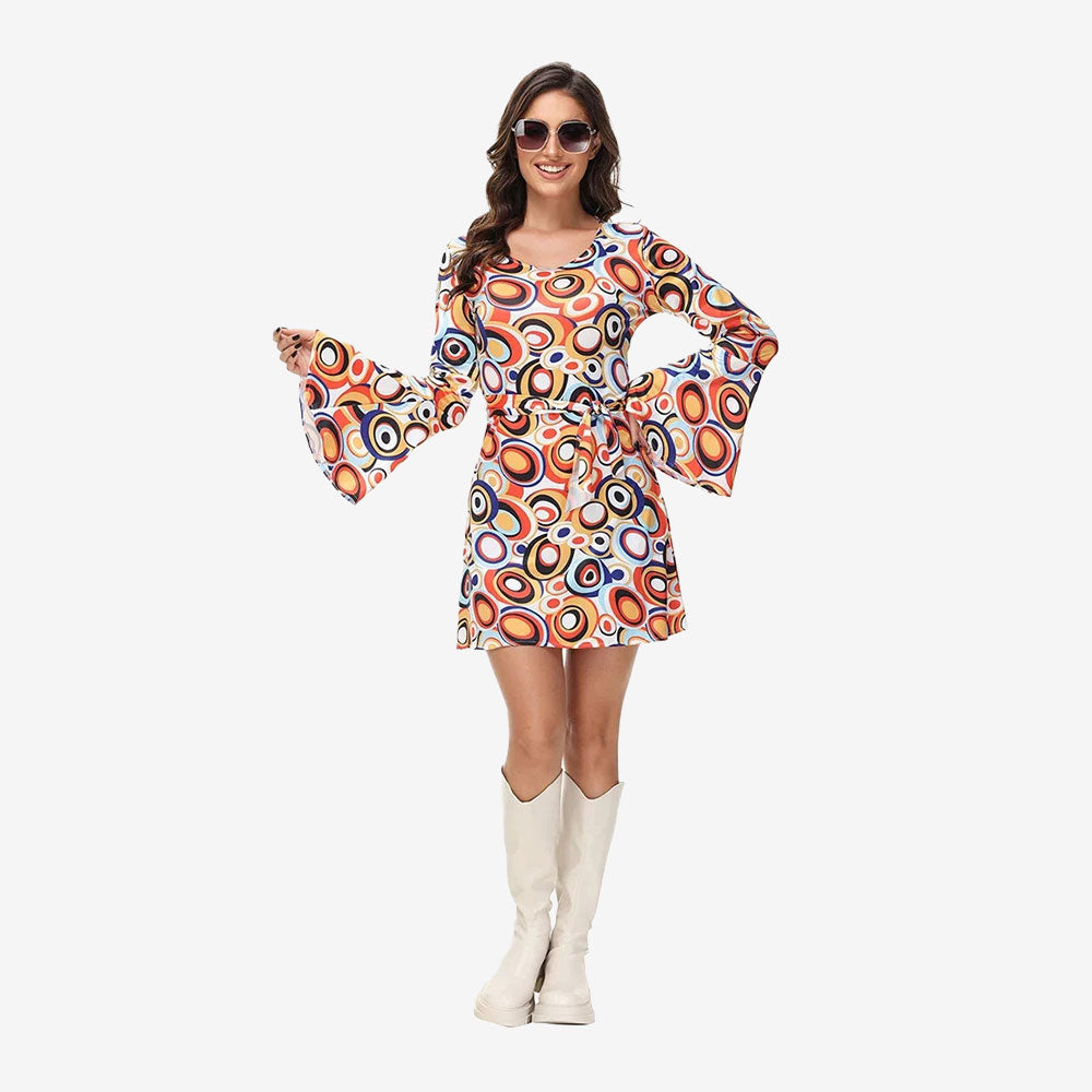 Déguisement Disco Femme – Robe Psychédélique