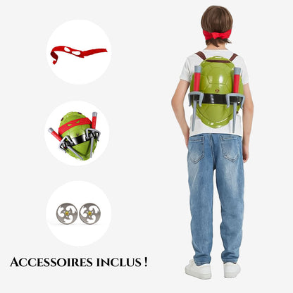 Déguisement de guerrier mutant rouge pour enfant