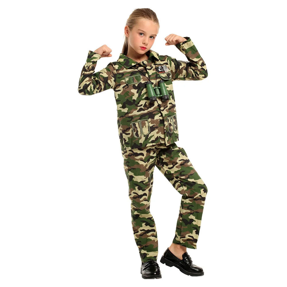 Déguisement militaire pour fille