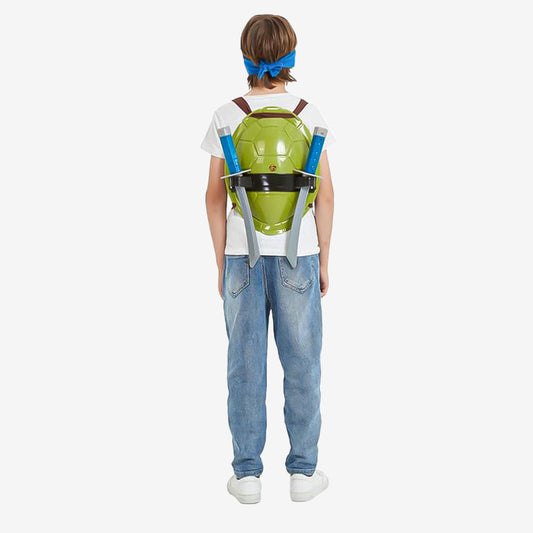 Déguisement de guerrier mutant bleu pour enfant