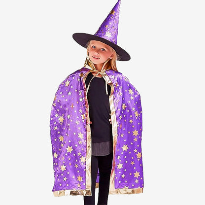 Déguisement d'Halloween Sorcière violette