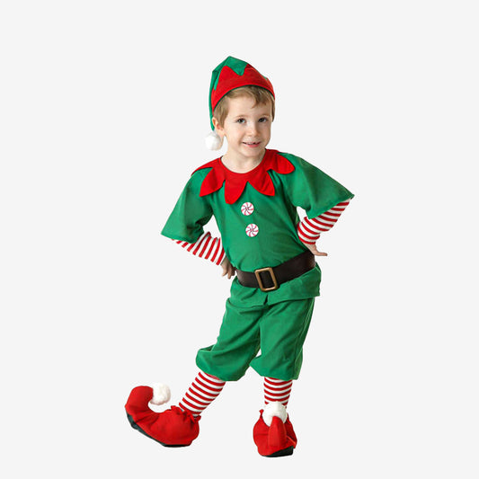Costume de Lutin de Noël Enfant