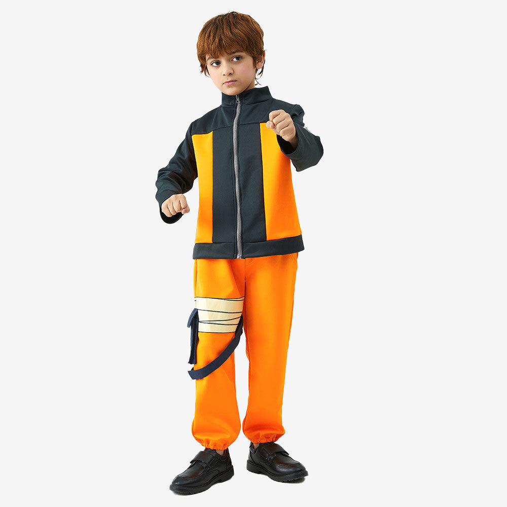 Déguisement de ninja orange enfant
