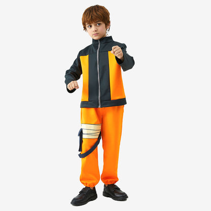 Déguisement de ninja orange enfant