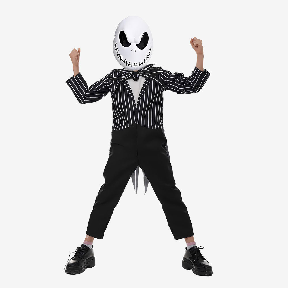 Déguisement de squelette élégant enfant