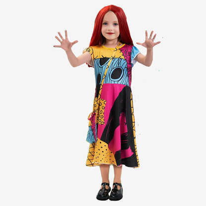 Déguisement coloré de poupée effrayante