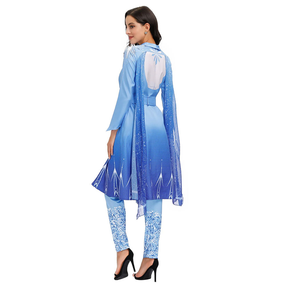 Déguisement reine des glaces femme