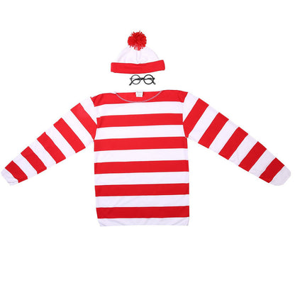 Déguisement homme explorateur à rayures