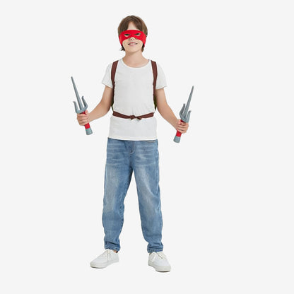 Déguisement de guerrier mutant rouge pour enfant