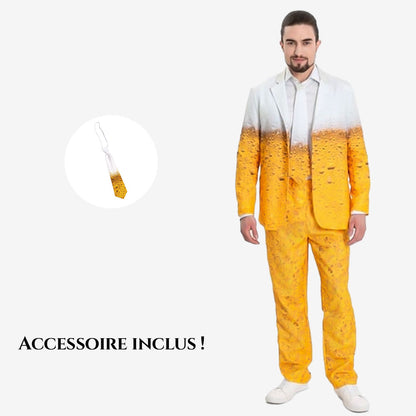 Costume humour bière pour homme
