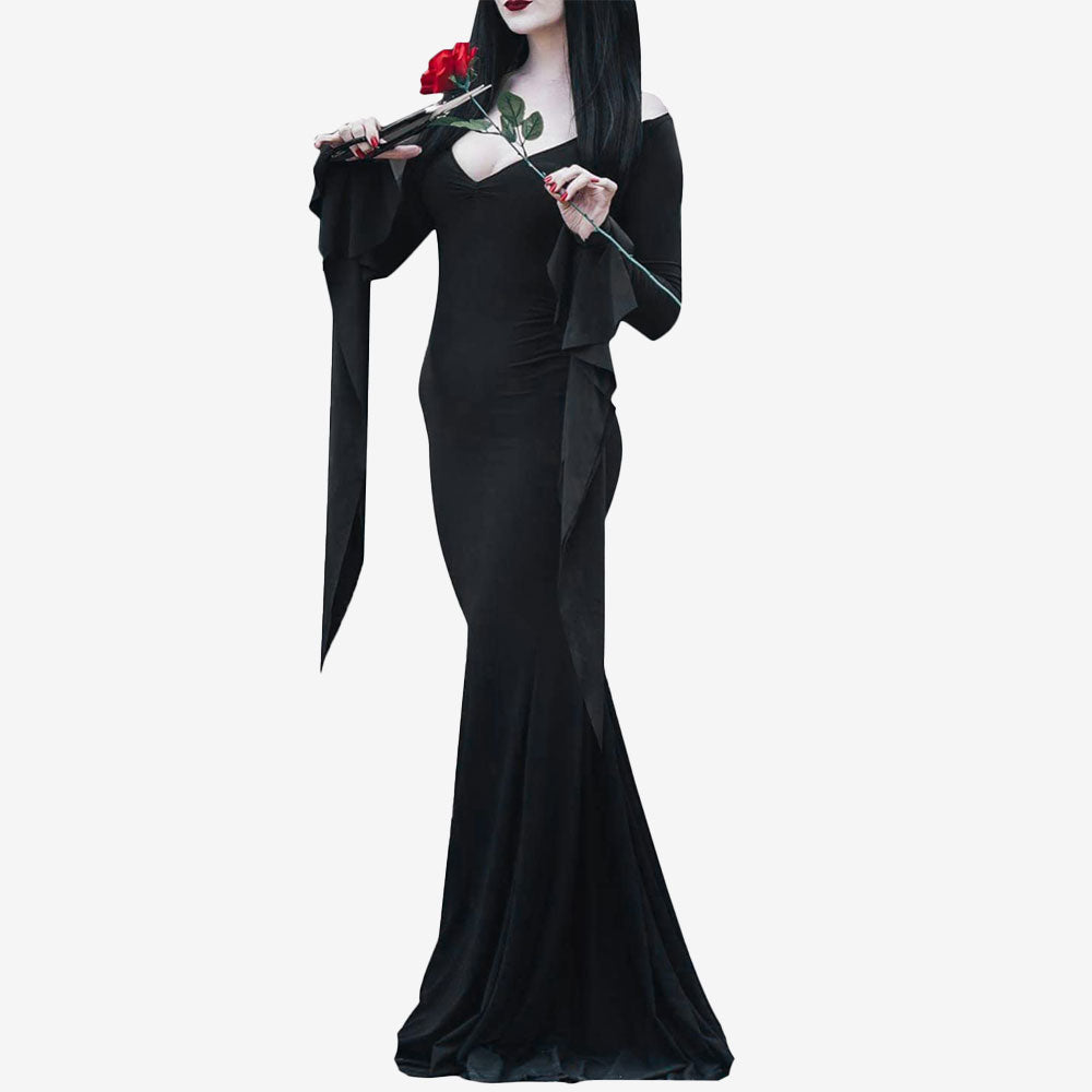 Déguisement femme élégance ténébreuse