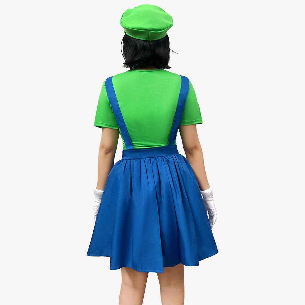 Déguisement de héroïne verte pour femme