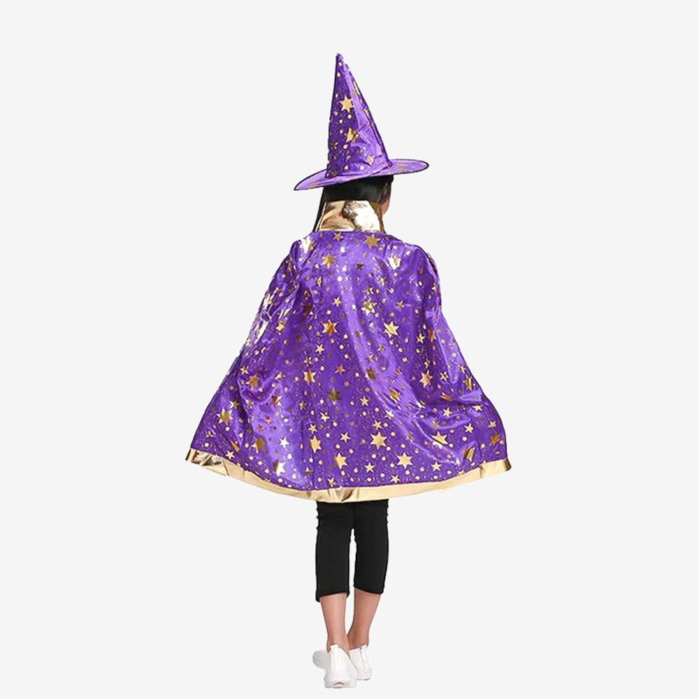 Déguisement d'Halloween Sorcière violette