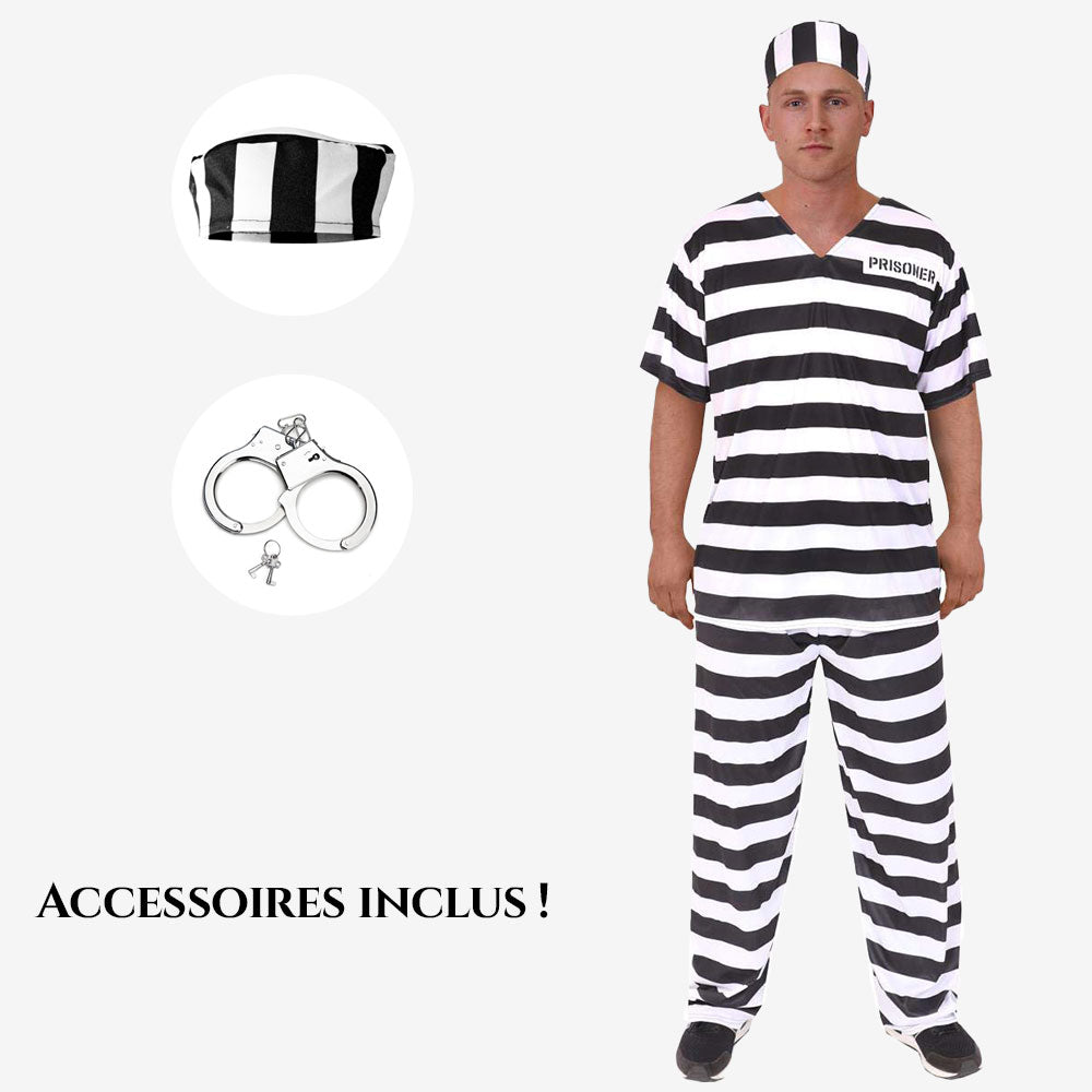 Déguisement de prisonnier pour adulte
