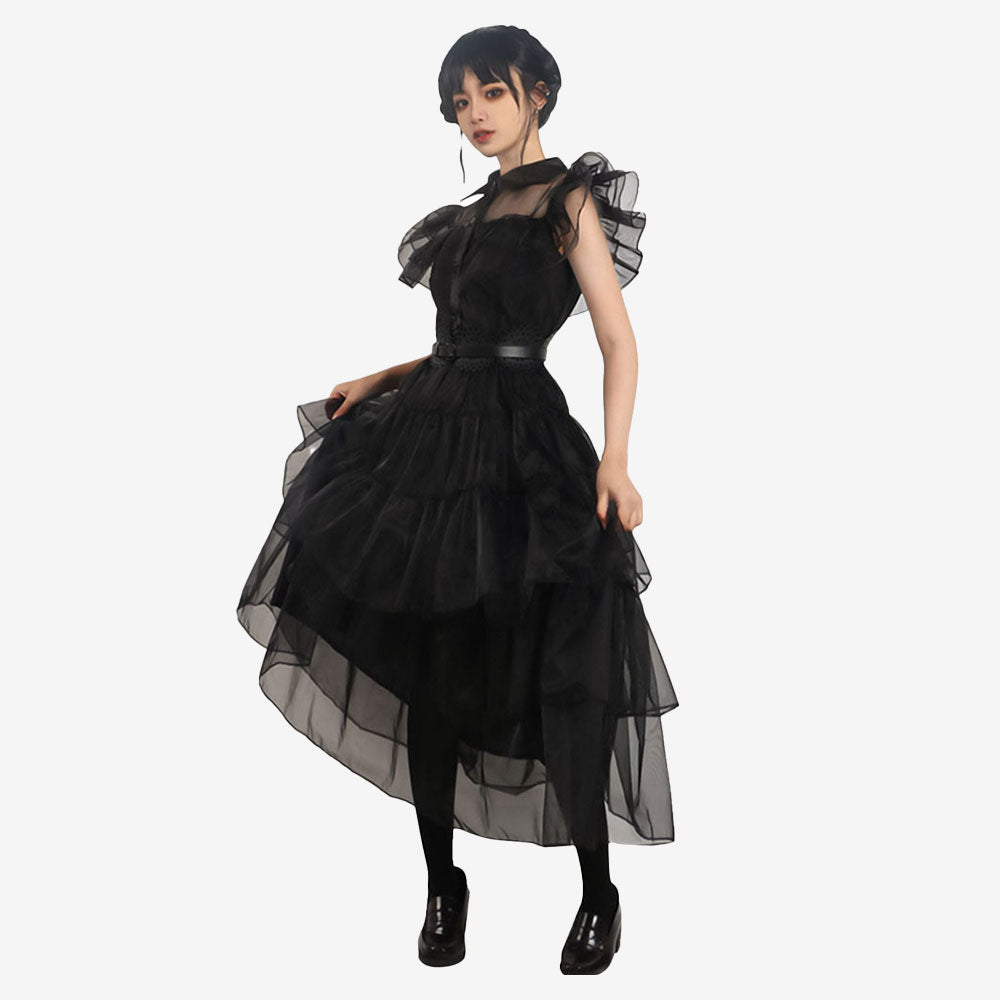 Déguisement Robe Noire Gothique Fille