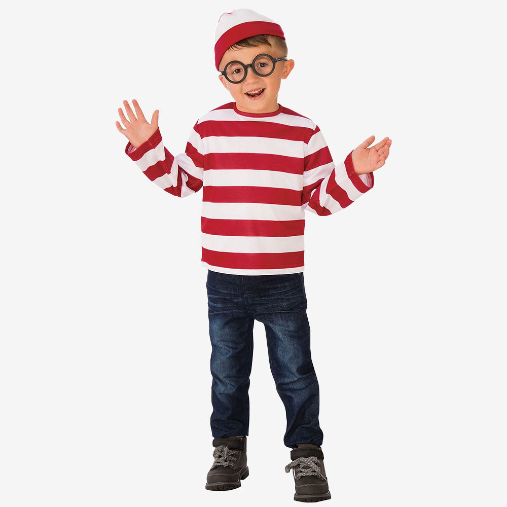 Déguisement enfant explorateur rayé