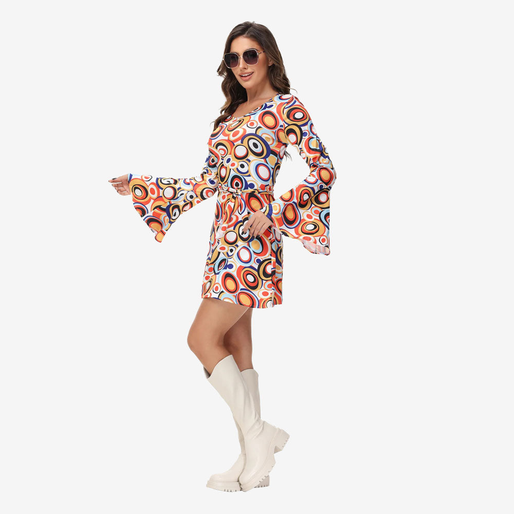 Déguisement Disco Femme – Robe Psychédélique