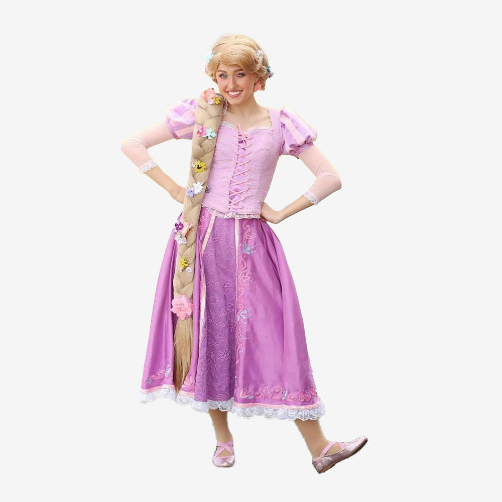 Déguisement princesse longs cheveux femme