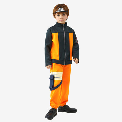 Déguisement de ninja orange enfant