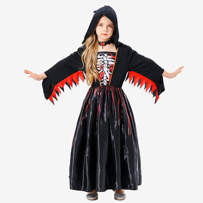 Déguisement robe noire à capuche pour enfant