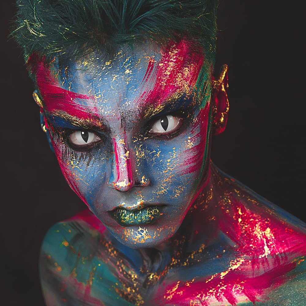 Lentilles de déguisement colorées – effets surnaturels