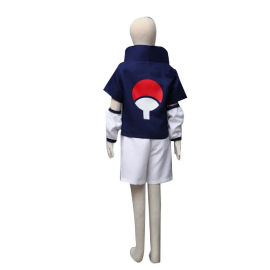 Kids Adult Uchiha Cosplay Costume Festival Perform Costume Men Child Sasuke Dress up Kid Halloween Costume