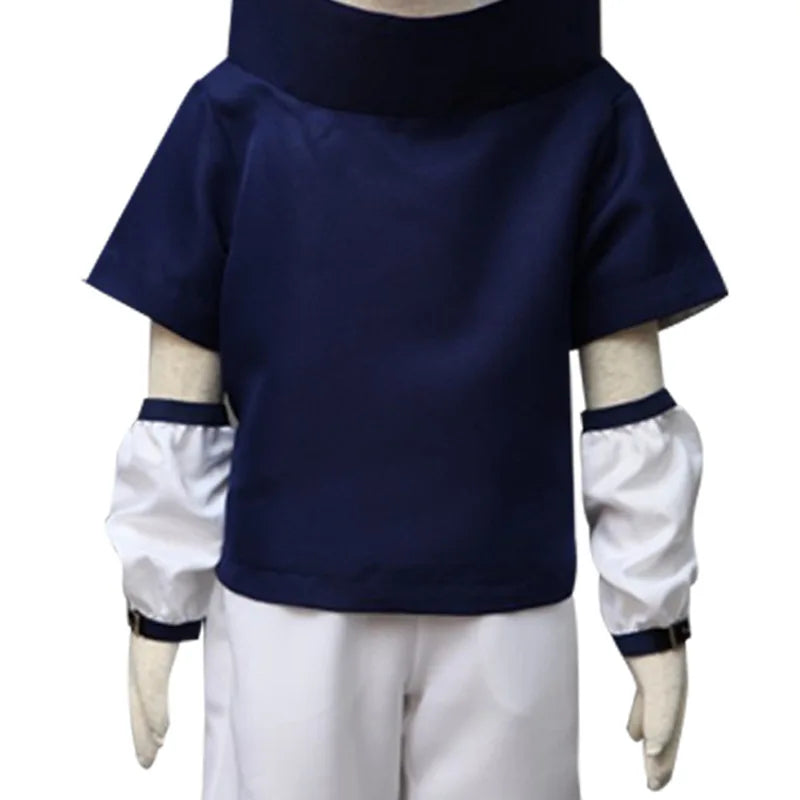 Kids Adult Uchiha Cosplay Costume Festival Perform Costume Men Child Sasuke Dress up Kid Halloween Costume