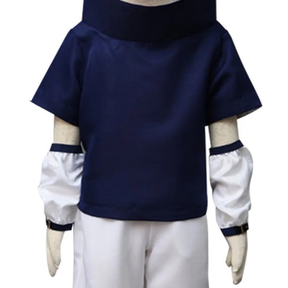 Kids Adult Uchiha Cosplay Costume Festival Perform Costume Men Child Sasuke Dress up Kid Halloween Costume