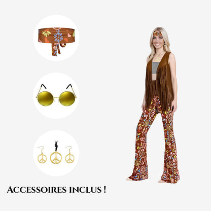 Déguisement Disco Femme Style hippie