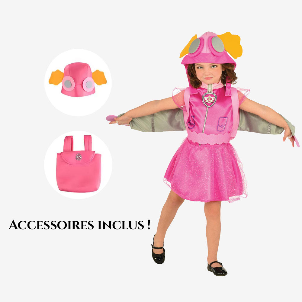 Déguisement de pilote courageuse pour Fille