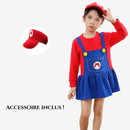 Déguisement d'héroïne rouge pour Fille