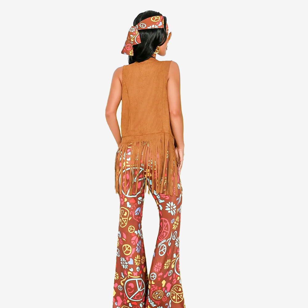 Déguisement Disco Femme Style hippie