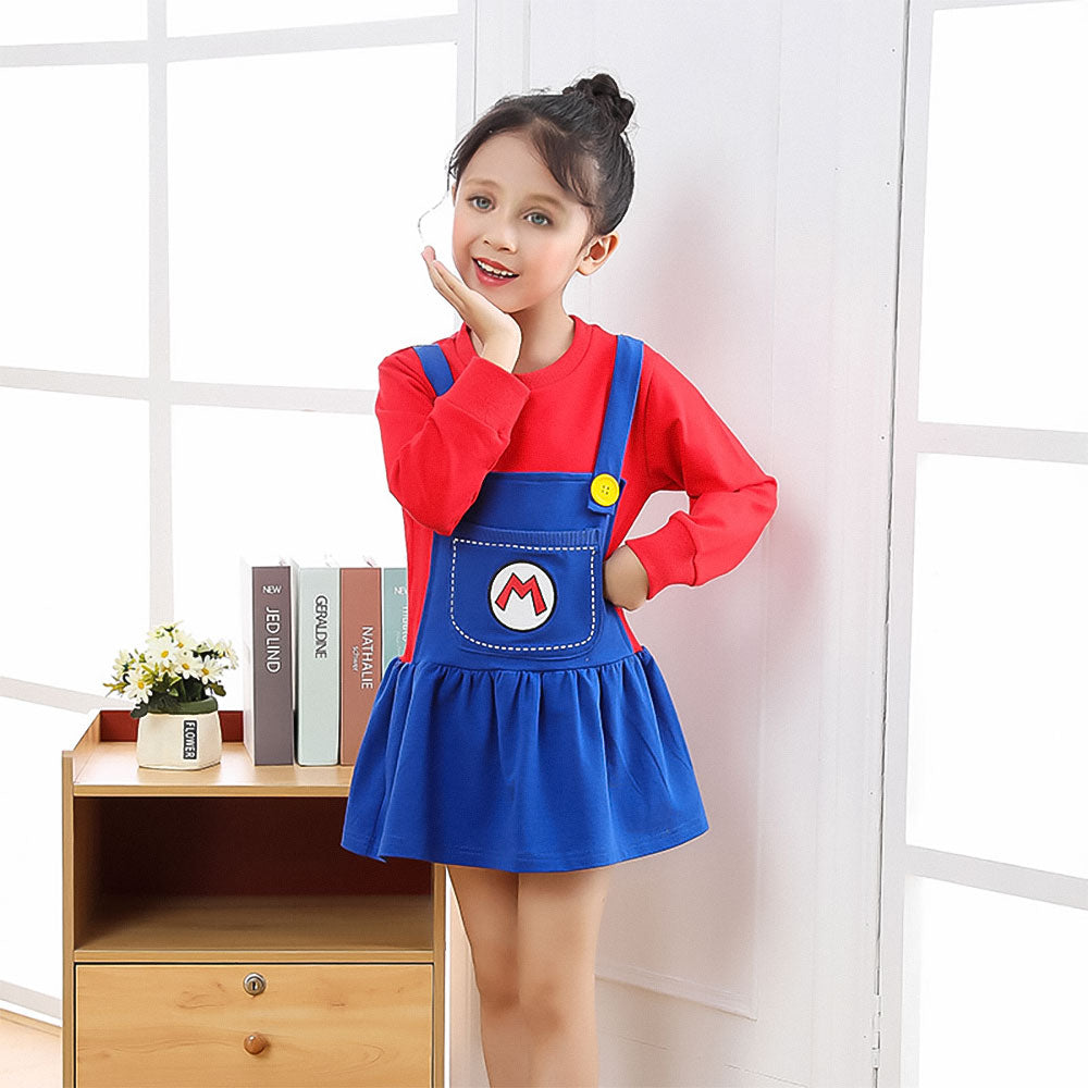 Déguisement d'héroïne rouge pour Fille