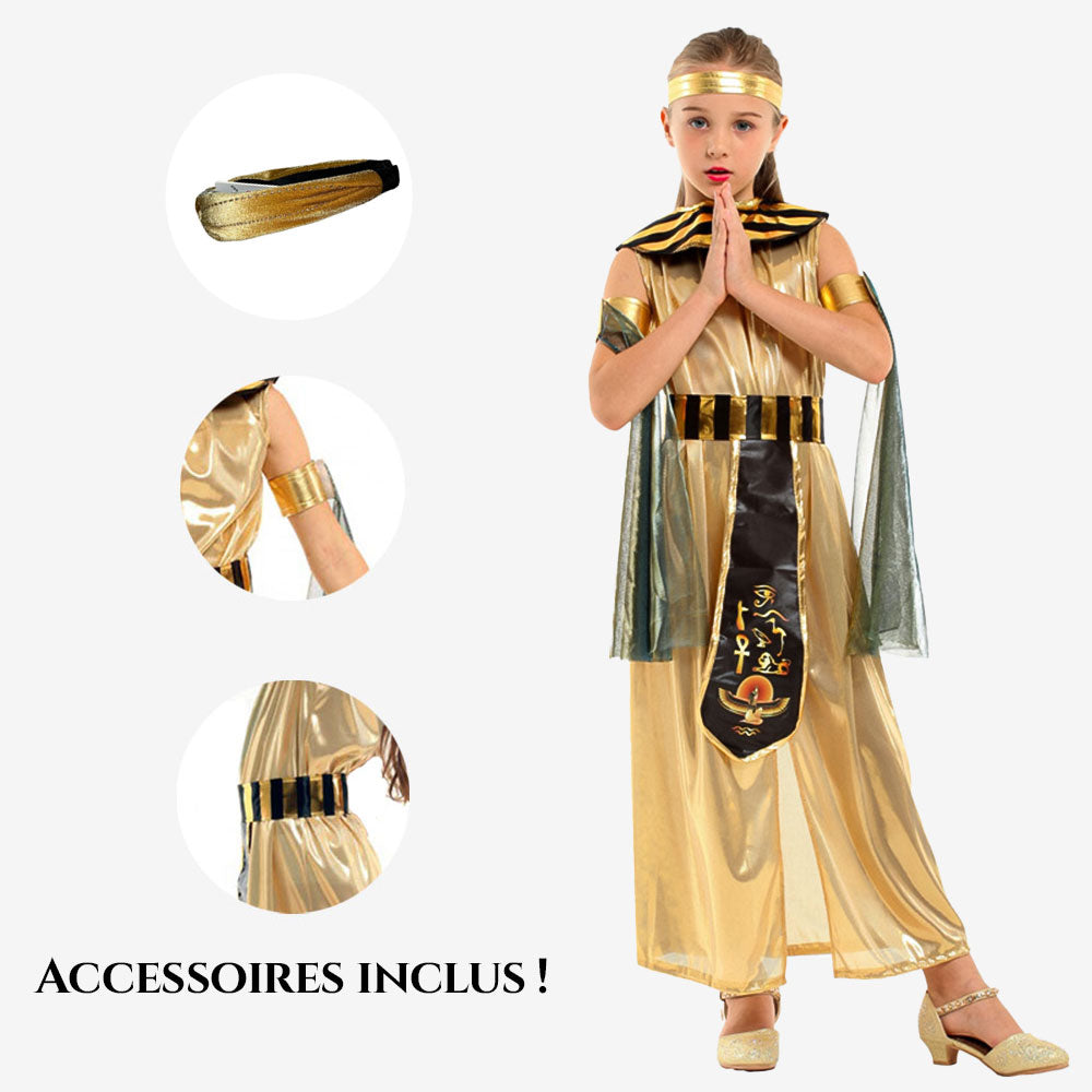 Costume de princesse égyptienne pour Fille