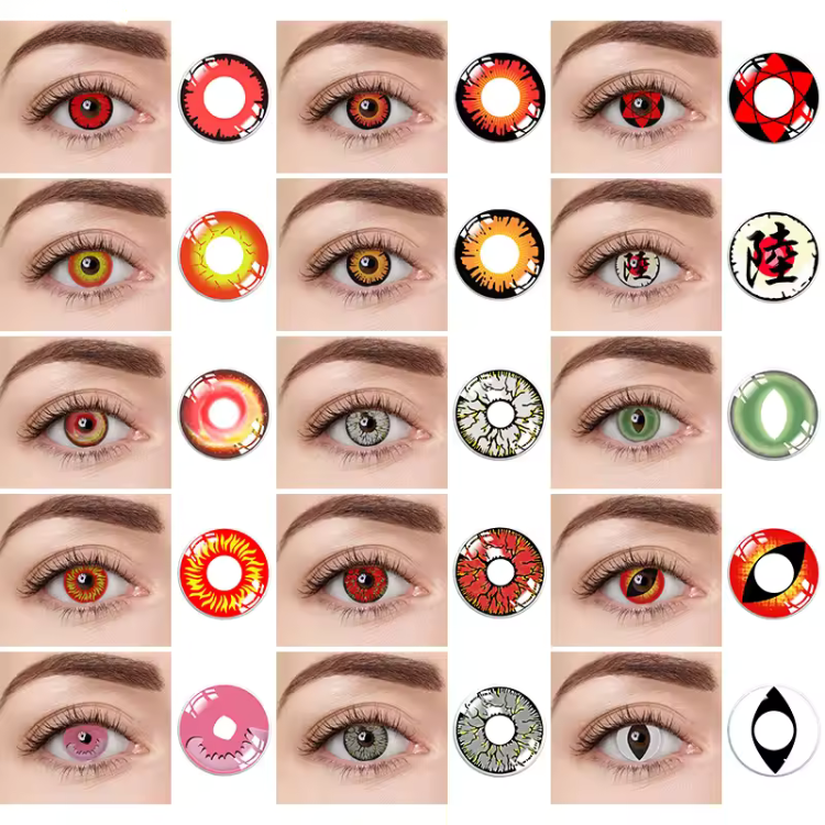 Lentilles de déguisement colorées – effets surnaturels