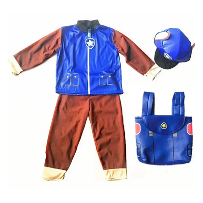 Anime chien patrouille enfants hauts pantalons sac à dos chapeau Marshall Chase Skye Zuma éclat enfants patrouille uniformes Halloween Cosplay Costume