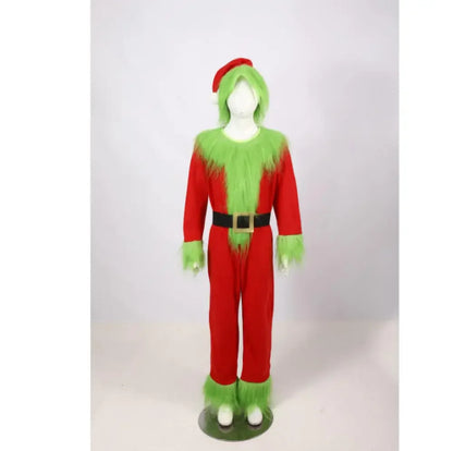 Costume d'Halloween VPN pour Enfants, Voleur de Génie, Vert, Grinch, Père Noël avec viser, Vêtements de Jeu, Vente en Gros