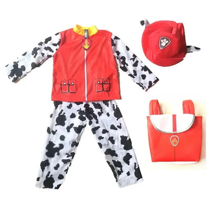 Anime chien patrouille enfants hauts pantalons sac à dos chapeau Marshall Chase Skye Zuma éclat enfants patrouille uniformes Halloween Cosplay Costume