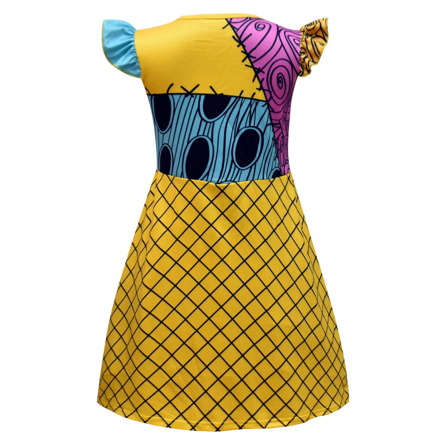 Bébé filles Halloween Cosplay fête Sally robes le cauchemar avant noël Anime enfants horreur Cosplay Costume tenue