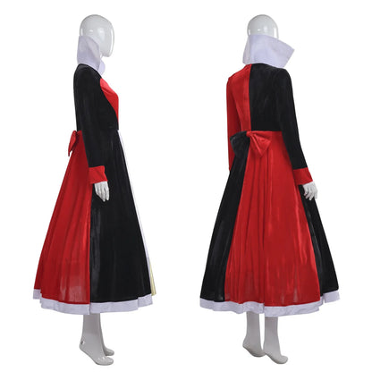 Halloween reine des coeurs Costume Alice au pays des merveilles robe femmes adulte Sexy Poker reine Cosplay Halloween déguisement grande taille