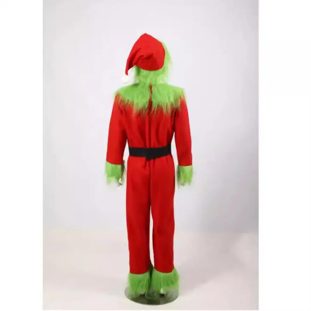 Costume d'Halloween VPN pour Enfants, Voleur de Génie, Vert, Grinch, Père Noël avec viser, Vêtements de Jeu, Vente en Gros