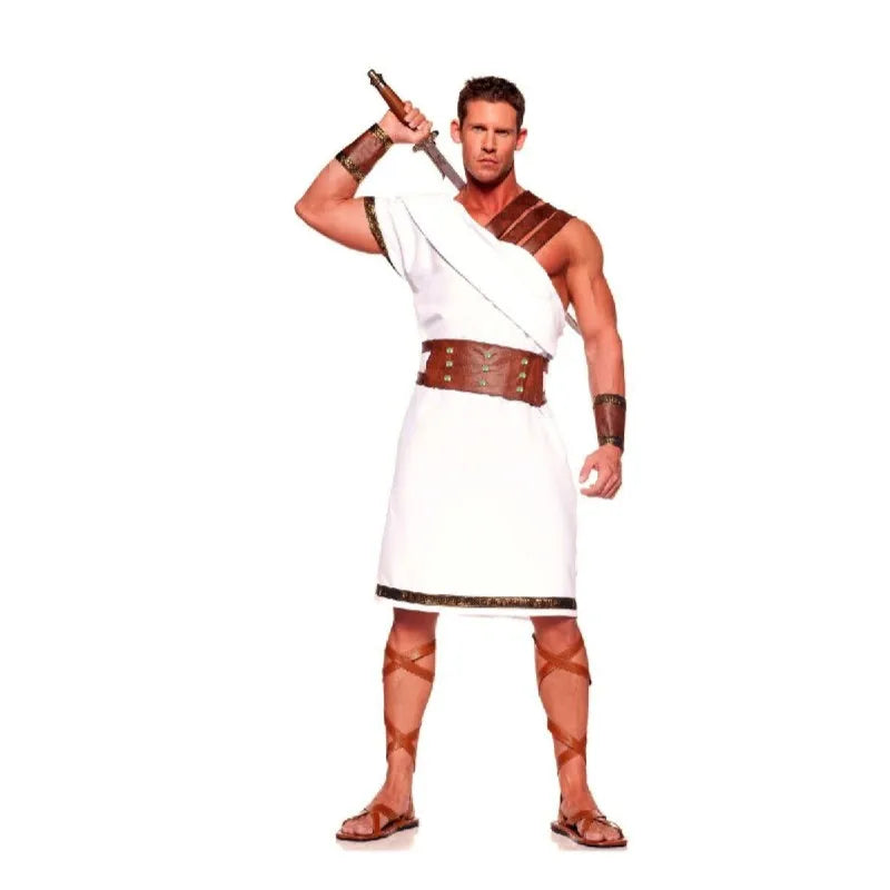 Cosplay ancien grec romain gladiateur ensemble de costumes adultes hommes femmes Halloween carnaval habiller fête soldat romain déguisement