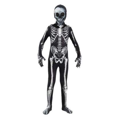 Costume Effrayant à Capuche pour Halloween pour Enfant Garçon, Tenue de ixde Mardi Gras