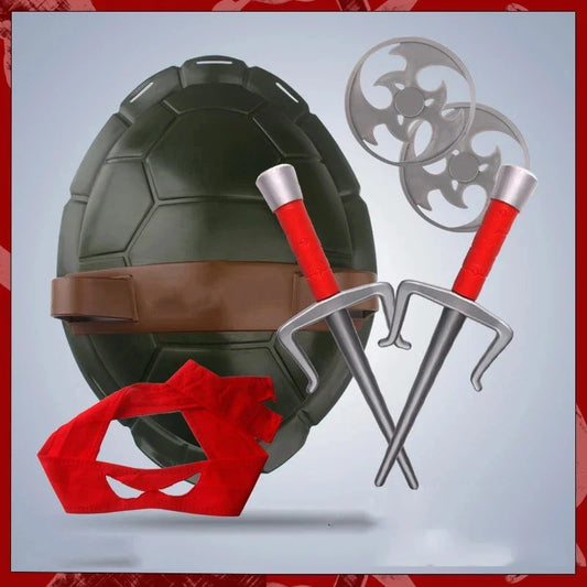 Cosplay Ninja pour enfants, accessoires en coquille de tortue, fêtes pour enfants, dîner, Costumes de jeu, fournitures, cadeaux du nouvel an