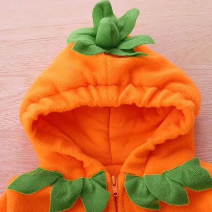 Ensemble de Vêtements d'Halloween Cosplay pour Bébé Fille et Garçon, Veste à Manches sulfavec Fermeture Éclair, Barboteuse à Capuche, Nouvelle Collection Automne