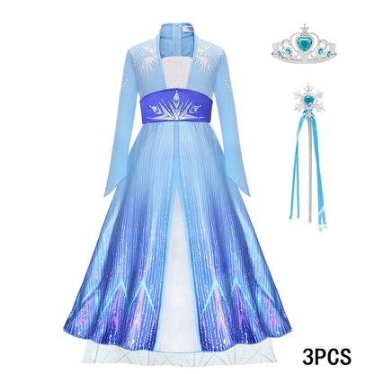 Robe de princesse pour fête de carnaval, robe de princesse pour enfants, robe de fille, robe Cosplay, fête d'anniversaire, 2025