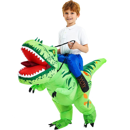 Costume gonflable de dinosaure pour enfants, Costumes de Cosplay de fête d'halloween et de noël, Anime pour garçons et filles