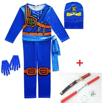 NINJA cosplay kostuum jongens en meisjes jumpsuit set Halloween Kerstmis geavanceerde nieuwste Ninja cosplay kostuumfeest