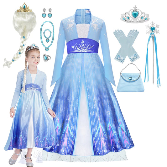 Robe de princesse pour fête de carnaval, robe de princesse pour enfants, robe de fille, robe Cosplay, fête d'anniversaire, 2025