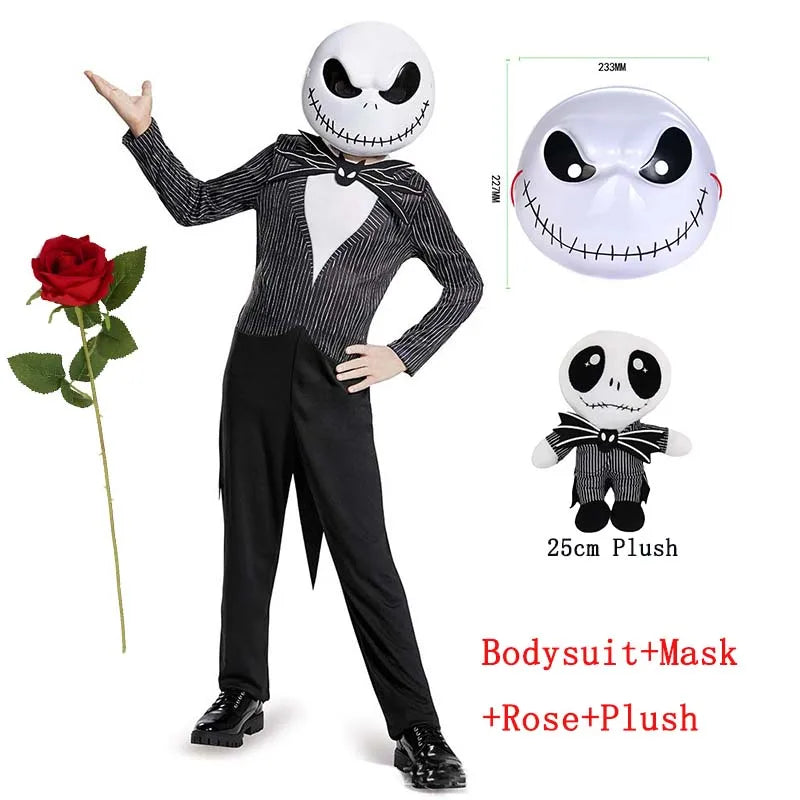 Bébé filles Halloween Cosplay fête Sally robes le cauchemar avant noël Anime enfants horreur Cosplay Costume tenue